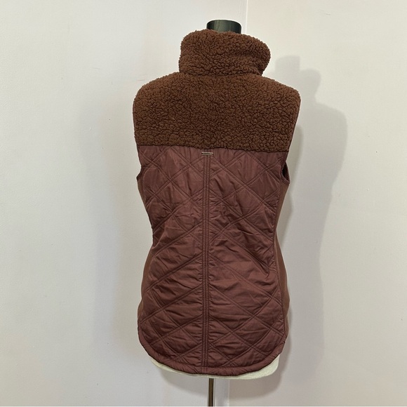 prAna Fleece Quilted Full Zip Vest M - Picture 4 of 11